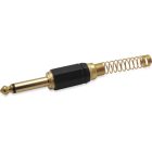 ALPHA ELETTRONICA - Spina jack Ø6,3mm Mono - Nera