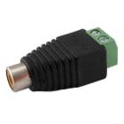 ALPHA ELETTRONICA - Adattatore da presa RCA a morsetto