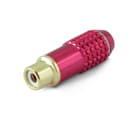 ALPHA ELETTRONICA - Presa RCA professionale anodizzata polarizzata - Bianca