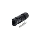 ALPHA ELETTRONICA - Connettore MC4 Maschio Volante - 1.000V - Per cavo 4-6mm² - Stäubli PV-KST4/6II-UR