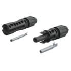 ALPHA ELETTRONICA - Coppia connettori Volanti - Femmina Maschio - 1500V - Per cavo 4-6mm² - Stäubli MC4-Evo 2