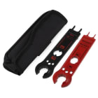 ALPHA ELETTRONICA - Set di chiavi di serraggio in metallo per connettori Stäubli MC4 e MC4-Evo2 - 32.6058