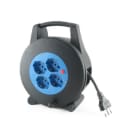 ALPHA ELETTRONICA - Prolunga avvolgibile con prese universali P40 - 10m