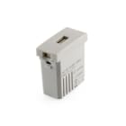 ALPHA ELETTRONICA - Presa USB singola 5V 2,1A - Serie Astra