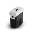 ALPHA ELETTRONICA - Caricatore USB singola porta 5Vdc 2,1A 10.5W - Serie Be-Bop