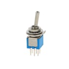 ALPHA ELETTRONICA - Interruttore deviatore Subminiatura - 2P - DPDT - ON/ON - 1.5A@250V - 6 term. cs