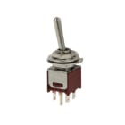 ALPHA ELETTRONICA - Interruttore deviatore Subminiatura - 2P - DPCO - ON/OFF/ON - 1.5A@250V - 6 term. a saldare