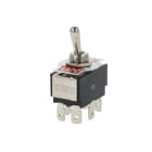 ALPHA ELETTRONICA - Interruttore deviatore Medio - 2P - DPDT - ON/ON - 10A@250V - 6 term. faston 6,3