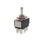 ALPHA ELETTRONICA - Interruttore deviatore Medio - 2P - DPCO - (ON)/OFF/(ON) - 10A@250V - 6 term. faston 6,3