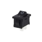 ALPHA ELETTRONICA - Interruttore - Nero - 1P - SPST - ON/OFF - 6A@250V - 2 term. faston 4,8