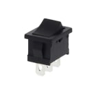 ALPHA ELETTRONICA - Deviatore - Nero - 1P - SPDT - ON/ON - 6A@250V - 3 term. faston 4,8