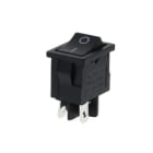 ALPHA ELETTRONICA - Interruttore - Nero - 2P - DPST - ON/OFF - 6A@250V - 4 term. faston 4,8