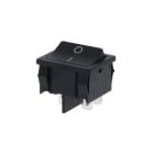 ALPHA ELETTRONICA - Interruttore - Nero - 2P - DPST - ON/OFF - 3A@250V - 4 term. faston 4,8