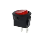 ALPHA ELETTRONICA - Interruttore - Rosso - 1P - SPST - ON/OFF - 6.5A@250V - 2 term. faston 4,8