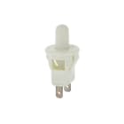 ALPHA ELETTRONICA - Pulsante - Bianco - 1P - SPST - (OFF)/ON - N.C. - 2.5A@250Vac - 2 term. a saldare