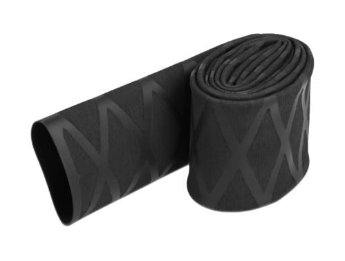 ALPHA ELETTRONICA - Guaina termorestringente antiscivolo - Restringimento 2:1 - ø30mm - Nero - 1m
