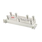 ALPHA ELETTRONICA - Partitore SAT 5-2400MHz - 6 uscite - connettori F verticali