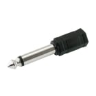 ALPHA ELETTRONICA - Adattatore da spina Jack Ø6,3mm Mono a presa Jack Ø3,5mm Stereo