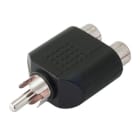 ALPHA ELETTRONICA - Adattatore da spina phono RCA a 2 prese phono RCA