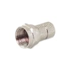 ALPHA ELETTRONICA - Spina F ad avvitare per cavo ø3,6mm - Ottone