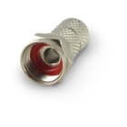 ALPHA ELETTRONICA - Spina F ad avvitare per cavo ø5,0mm (ø5,1mm) - 2 O-Ring