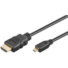 ALPHA ELETTRONICA - Cavi HDMI® High Speed with Ethernet  - Spina HDMI® - Spina Micro HDMI® - 1m