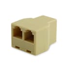 ALPHA ELETTRONICA - Adattatori telefonici modulari RJ45 8P8C da presa a doppia presa