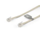 ALPHA ELETTRONICA - Cavo da spina modulare RJ11 6P4C a spina modulare RJ11 6P4C - Avorio - 2,1m