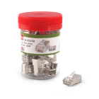 ALPHA ELETTRONICA - Spina RJ45 8P8C Cat.6 FTP AWG24-26 Passante - Contatti dorati