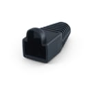 ALPHA ELETTRONICA - Copriconnettore per spina RJ45 ø6,5mm - Nero