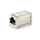 ALPHA ELETTRONICA - Accoppiatore RJ45 Cat.6A Presa/Presa Schermata -  Metallico