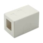 ALPHA ELETTRONICA - Box presa Keystone da parete - Singola - frutto non incluso