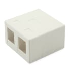 ALPHA ELETTRONICA - Box presa Keystone da parete - Doppia