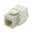 ALPHA ELETTRONICA - Presa Keystone 8P8C RJ45 non schermata - Cat.6a - UTP - Crimpaggio senza utensile - Grigia