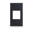 ALPHA ELETTRONICA - Adattatore keystone per placca AVE Noir(S45) - Nero