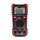 ALPHA ELETTRONICA - Multimetro digitale tascabile - 600V (AC/DC) - 10A (DC) - 2M - Continuità - Prova diodi - Data Hold - Display LCD - Temperatura