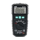 ALPHA ELETTRONICA - Multimetro digitale tascabile - 600V (AC/DC) - 0,2A (AC/DC) - 20M - Continuità - Prova diodi - Data Hold - Display LCD retroilluminato - NCV - Torcia