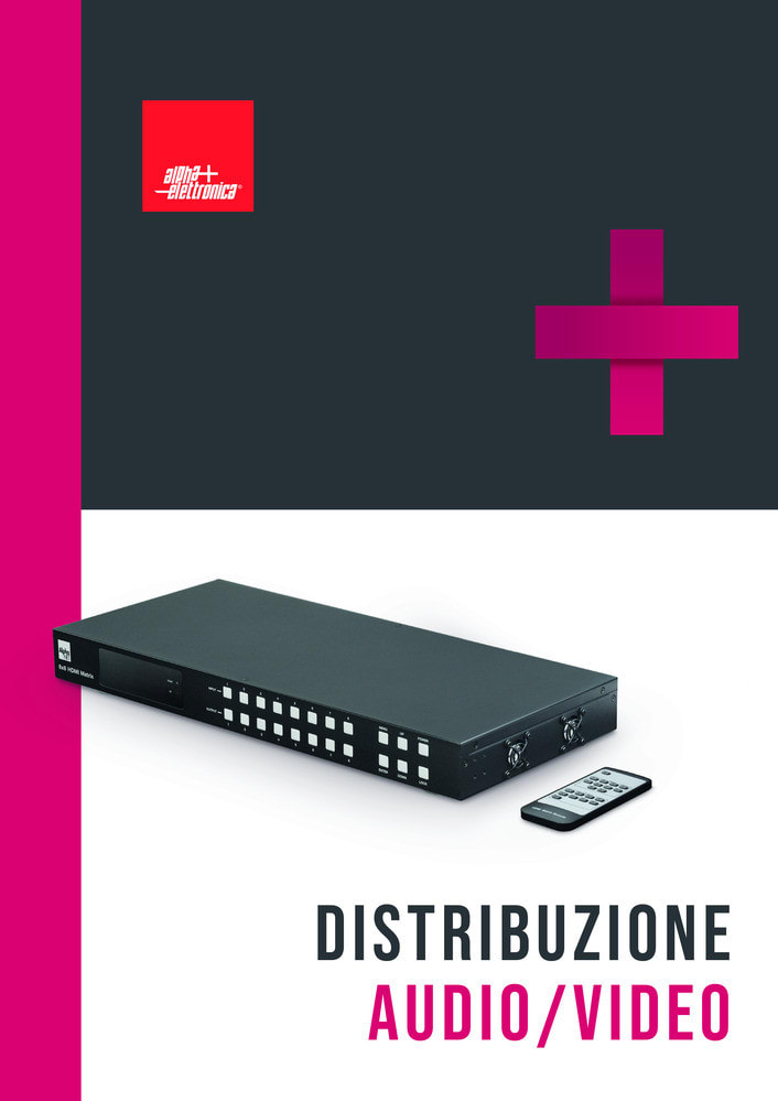 ALPHA ELETTRONICA - Catalogo Distribuzione Audio-Video 2021