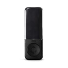 ALPHA ELETTRONICA - Trasmettitore aggiuntivo campanello wireless nero con pulsante cinetico, fino a 180m