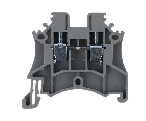 ALPHA ELETTRONICA - Morsetto serrafilo Din DC 0,5÷4mm² grigio