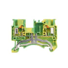 ALPHA ELETTRONICA - Morsetto serrafilo Din DS 0,2÷4mm² giallo-verde