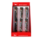 ALPHA ELETTRONICA - Espositore da banco per multiprese slim - 90x49x25cm - 6 ganci