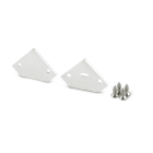 ALPHA ELETTRONICA - Kit terminali di chiusura metallici - adatti per profilo JO380/152B
