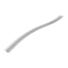 ALPHA ELETTRONICA - Profilo in alluminio anodizzato argento pieghevole per cartongesso con copertura in silicone opaco - 2m - Accessori inclusi