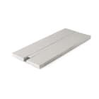 ALPHA ELETTRONICA - Profilo in alluminio con lastra in cartongesso - Copertura in PC opaca - 2m - Serie Element Small