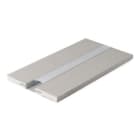ALPHA ELETTRONICA - Profilo in alluminio con lastra in cartongesso - Copertura in PC opaca - 2m - Serie Linear