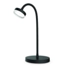 ALPHA ELETTRONICA - 4,8W - Lampada da tavolo regolabile a Led con corpo snodato ed interruttore Touch - Nera