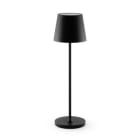 ALPHA ELETTRONICA - Lampada a batteria portatile - Serie Plana - Nera