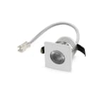 ALPHA ELETTRONICA - Faretto LED da incasso quadrato - 2,5W - Bianco - Bianco naturale - Serie Metro
