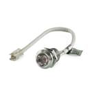 ALPHA ELETTRONICA - Faretto LED da incasso rotondo - 1W - 350mA - Alluminio - Bianco caldo - Serie Agos